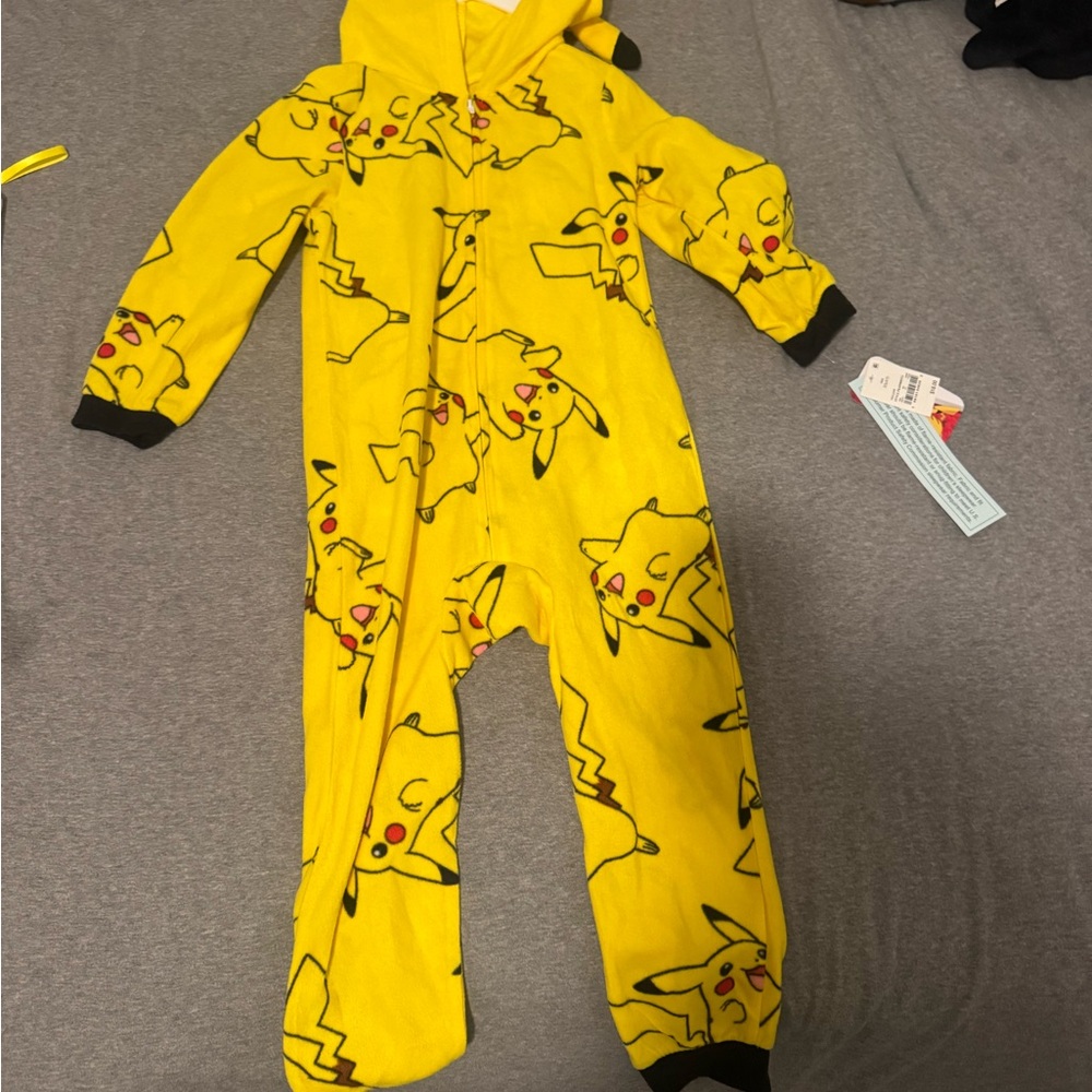 Pikachu Yellow Kids One Piece